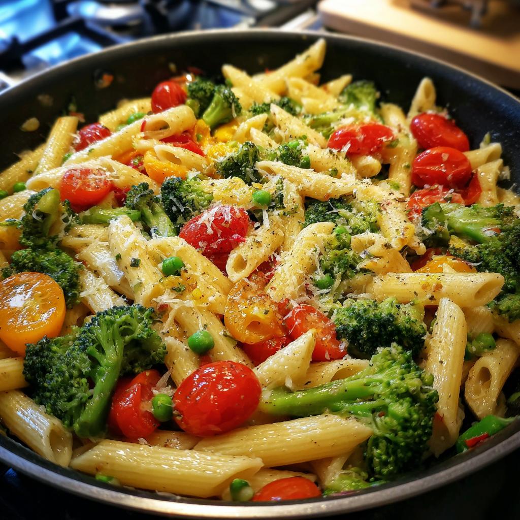 Easy 30-Minute Pasta Primavera for Two: Quick Weeknight Dinner